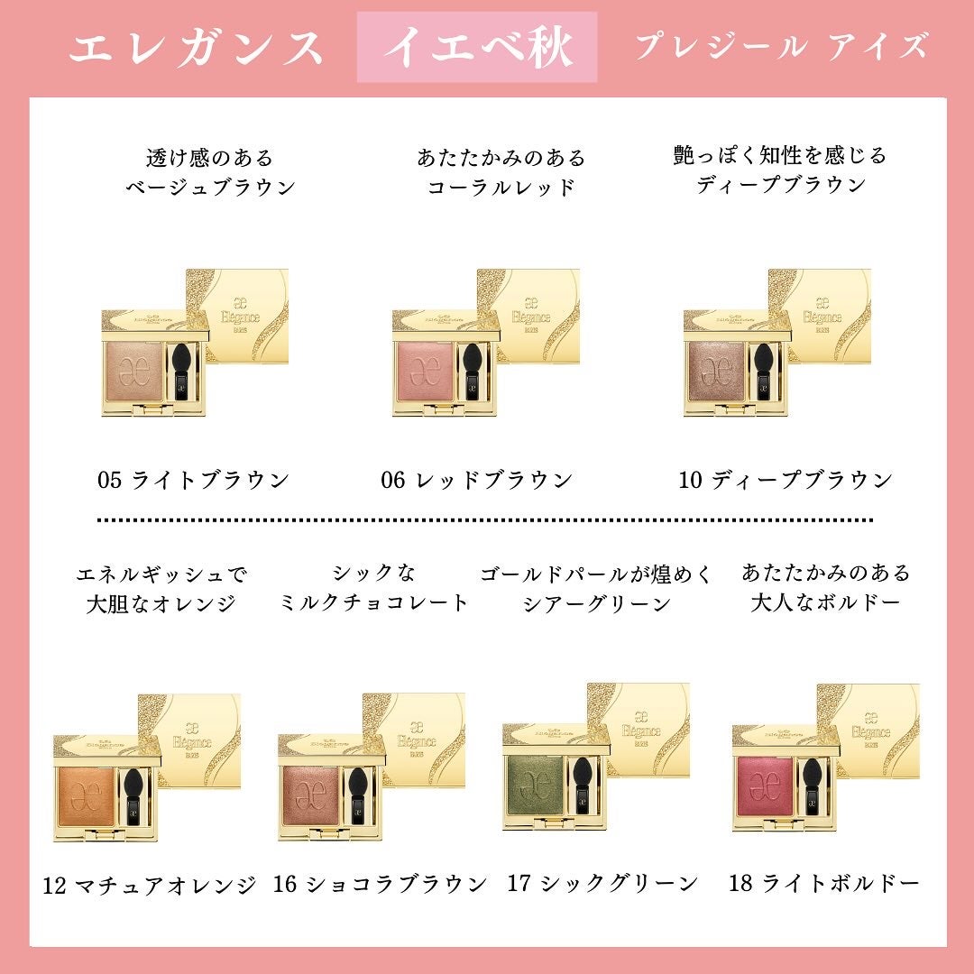 エレガンス プレジール アイズ/Elégance/単色アイシャドウを使ったクチコミ(5枚目)