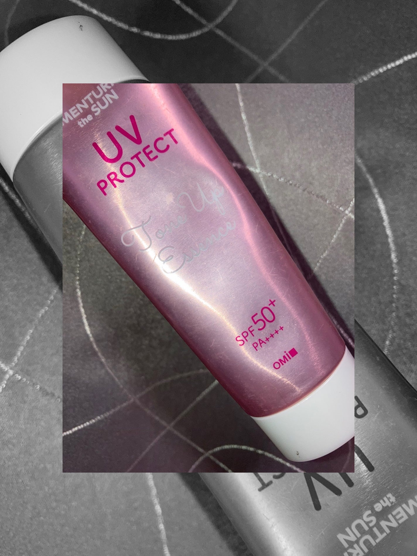 メンタームザサン トーンアップUVエッセンス/メンターム/日焼け止めローションを使ったクチコミ(1枚目)