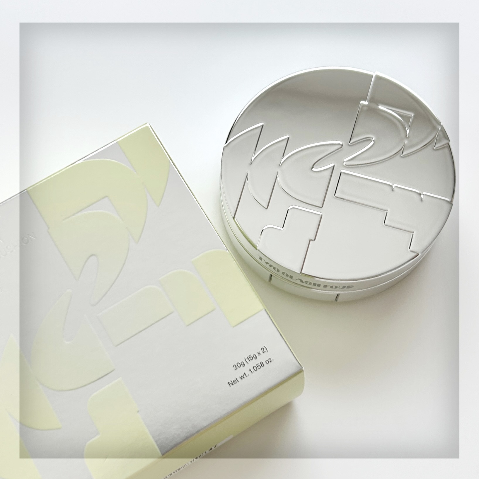 エンジェリックサテンクッション/TWO SLASH FOUR/クッションファンデーションを使ったクチコミ（1枚目）