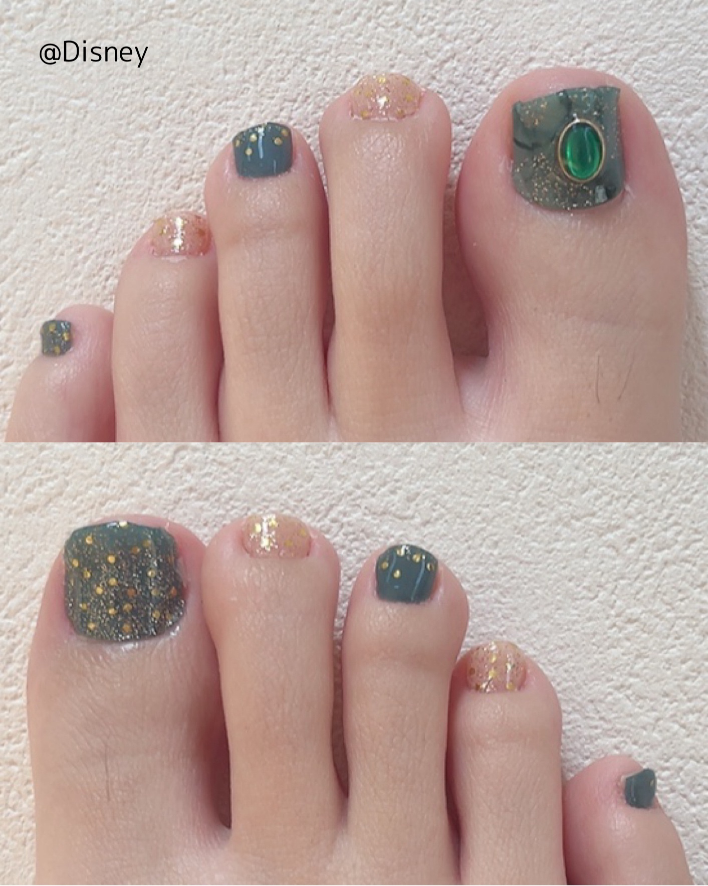 ハンド＆ペディキュアセット Disney collection/ohora/ネイルシールを使ったクチコミ（2枚目）