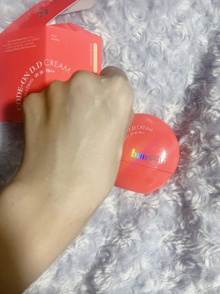 CODEON DDクリームファンデーション/ハンスキン/クリーム・エマルジョンファンデーションを使ったクチコミ(2枚目)
