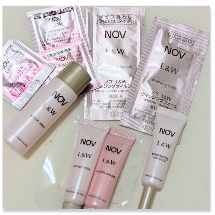 ノブ L&W トライアルセット W/NOV/トライアルキットを使ったクチコミ(2枚目)