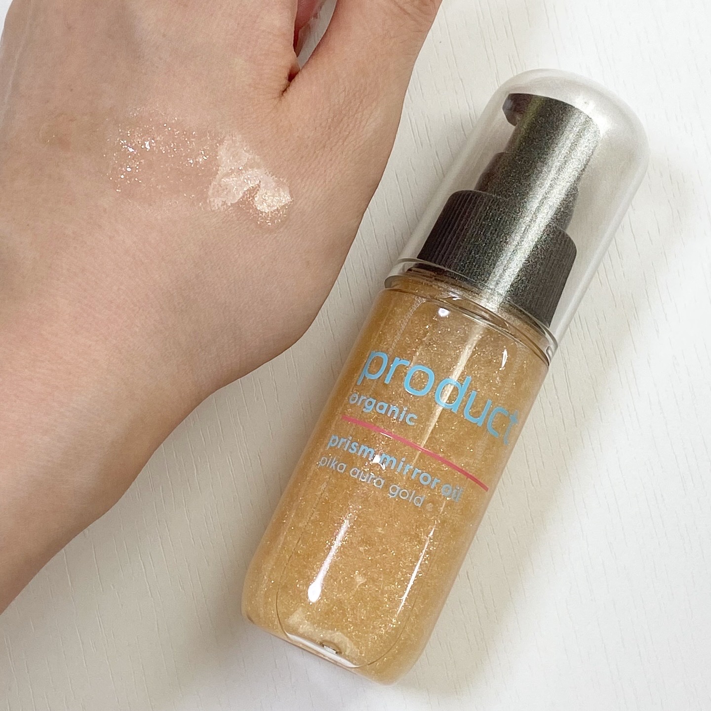 ザ・プロダクト　プリズムミラーオイル ＜ヘアオイル・スキンオイル＞/ザ・プロダクト/ヘアオイルを使ったクチコミ（3枚目）