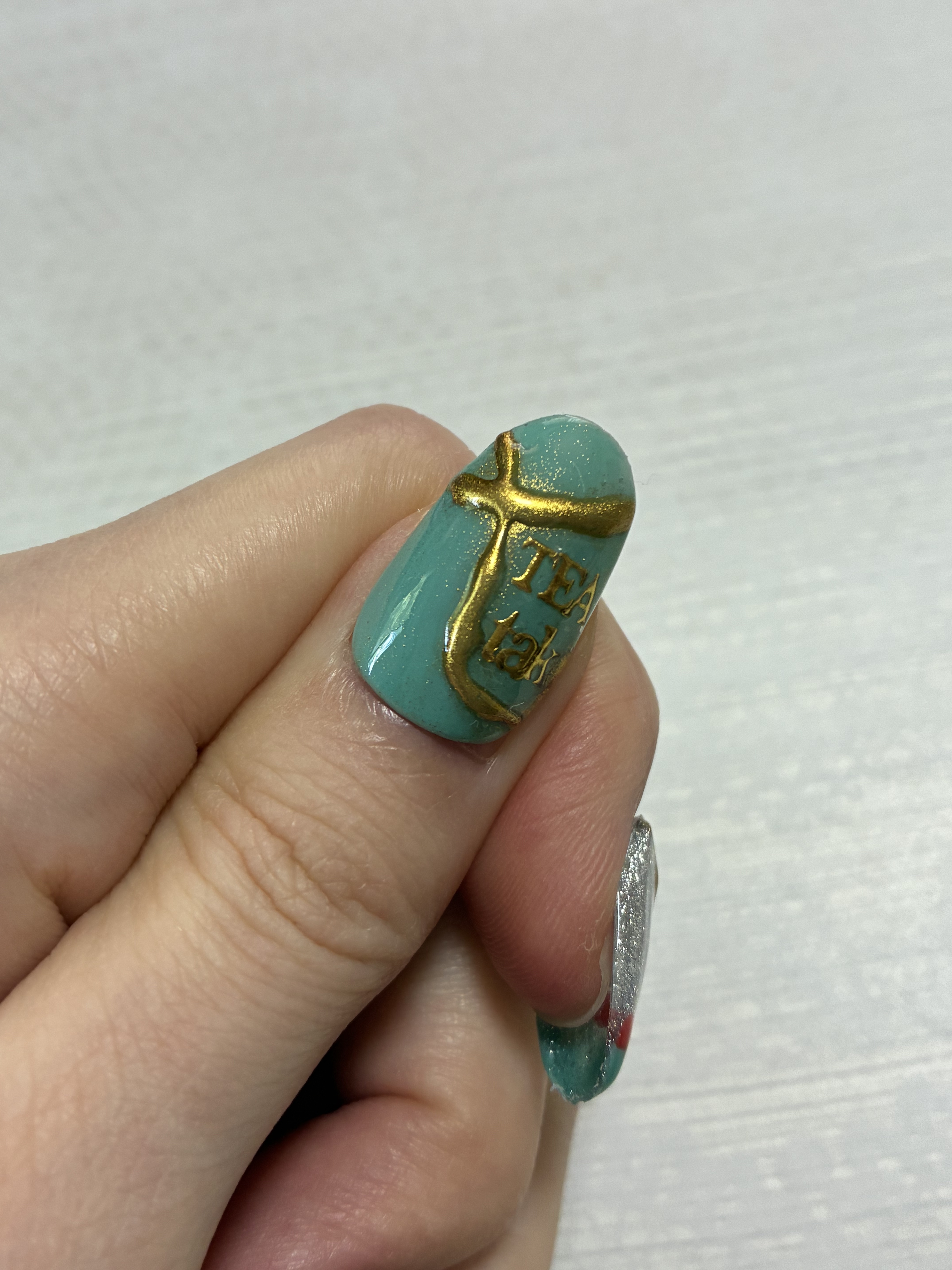 ジェルネイル（ライト対応）/セリア/ジェルネイルを使ったクチコミ（3枚目）