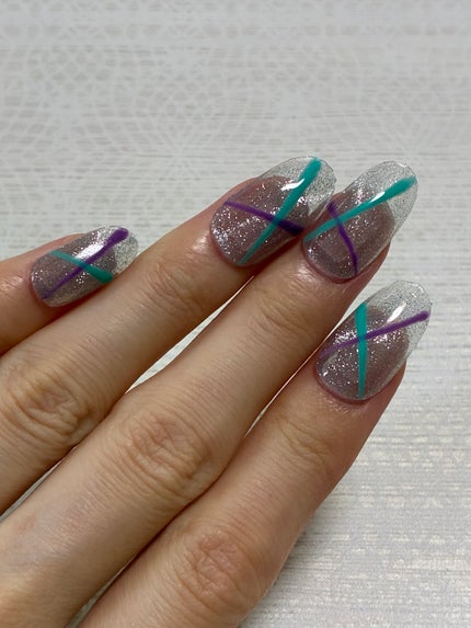 ジェルネイル(ライト対応)/セリア/ジェルネイルを使ったクチコミ(4枚目)