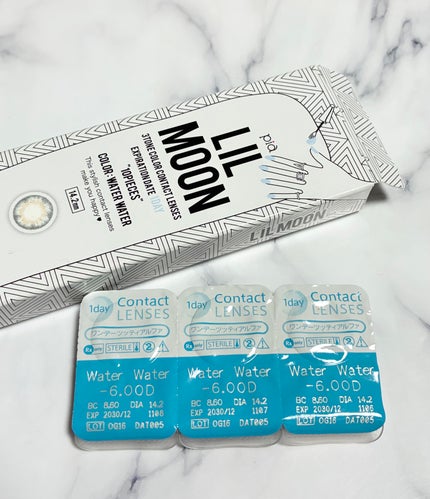 LIL MOON 1day ウォーターウォーター/LILMOON/ワンデー(1DAY)カラコンの画像