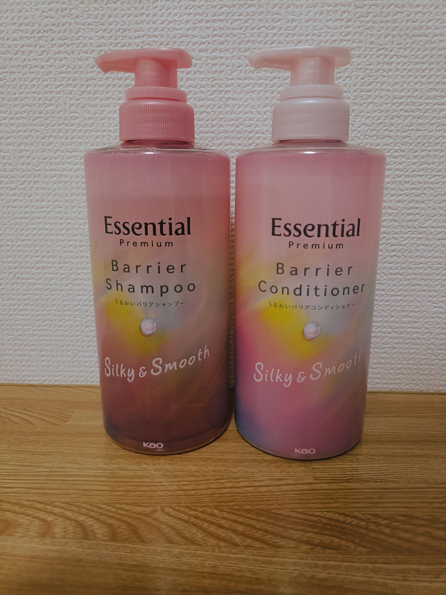 エッセンシャルプレミアム バリアシャンプー・コンディショナー シルキー&スムース/エッセンシャル/市販シャンプーを使ったクチコミ(1枚目)