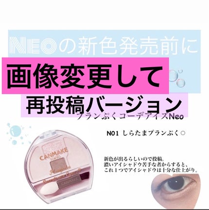プランぷくコーデアイズNeo/キャンメイク/アイシャドウを使ったクチコミ(1枚目)