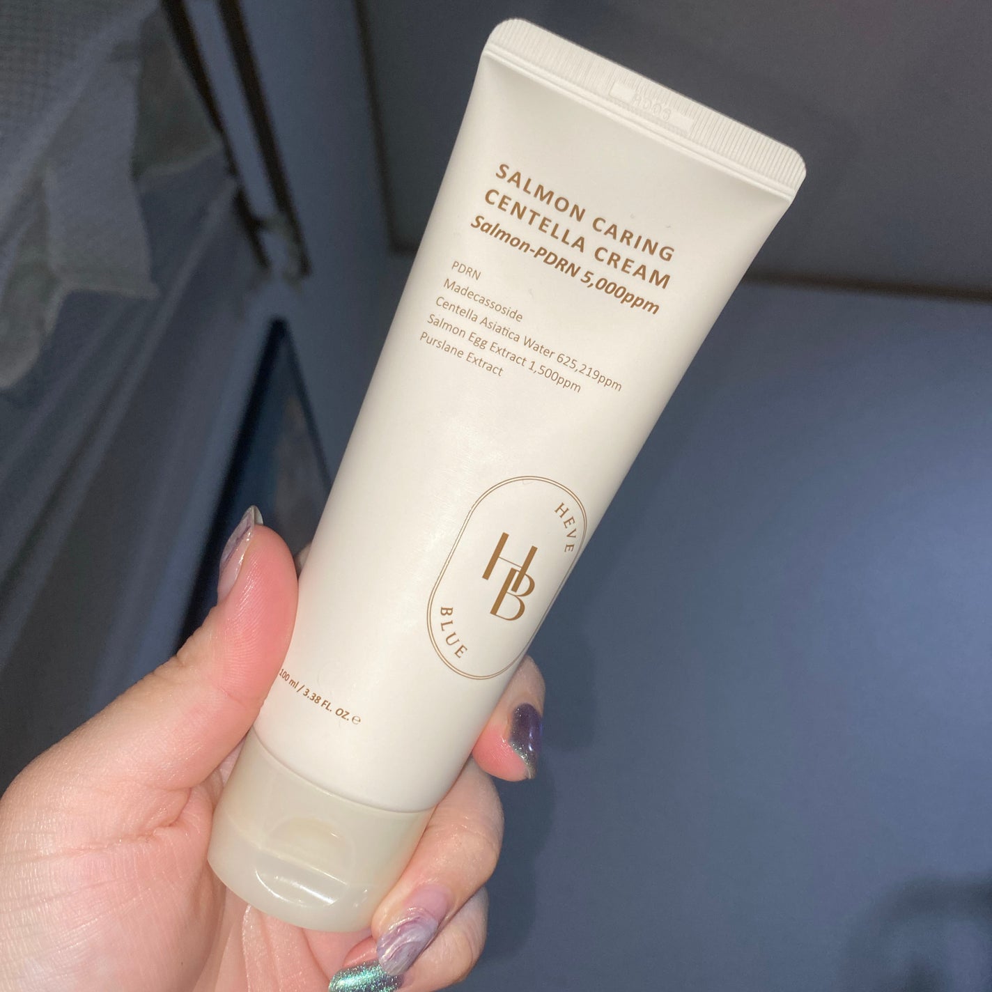 サーモン ケアリング センテラ クリーム /Heve Blue/フェイスクリームを使ったクチコミ(2枚目)