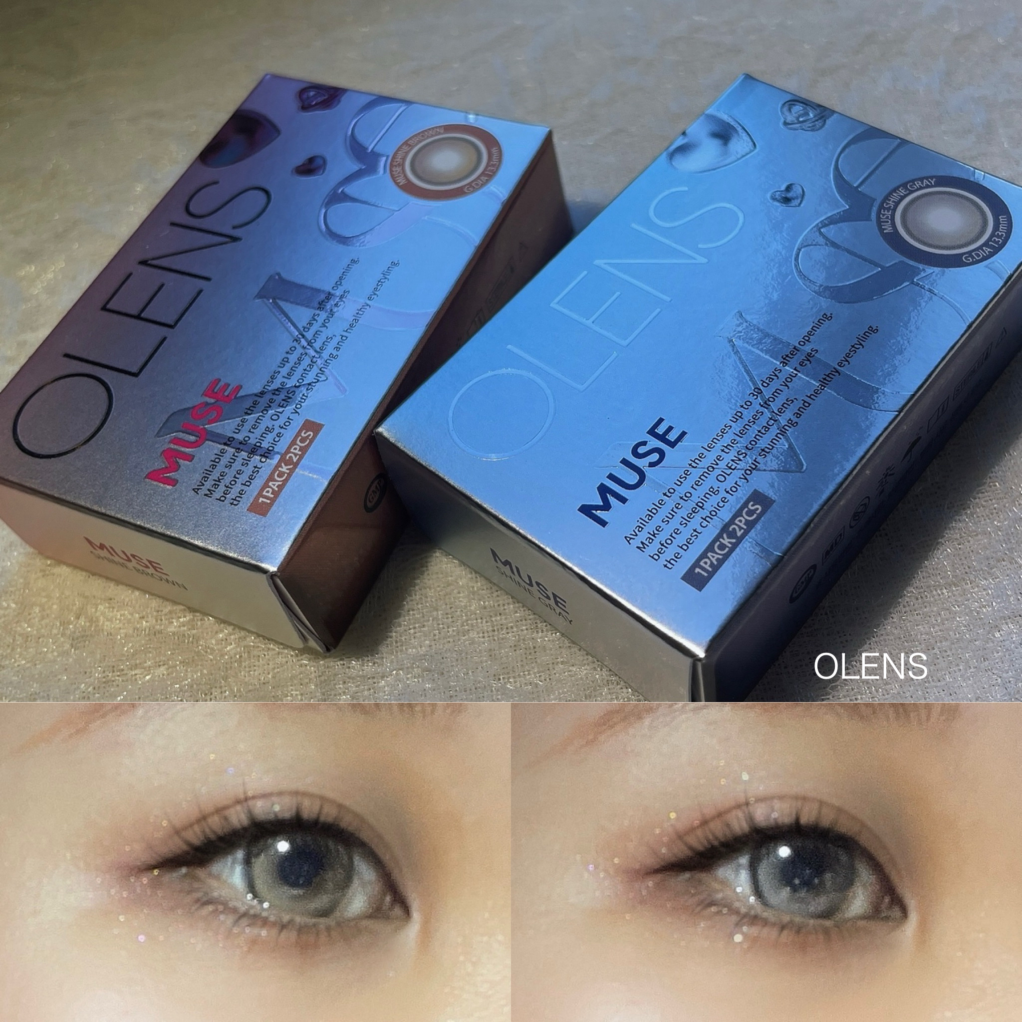 MUSE 1month/OLENS/１ヶ月（１MONTH）カラコンを使ったクチコミ（1枚目）