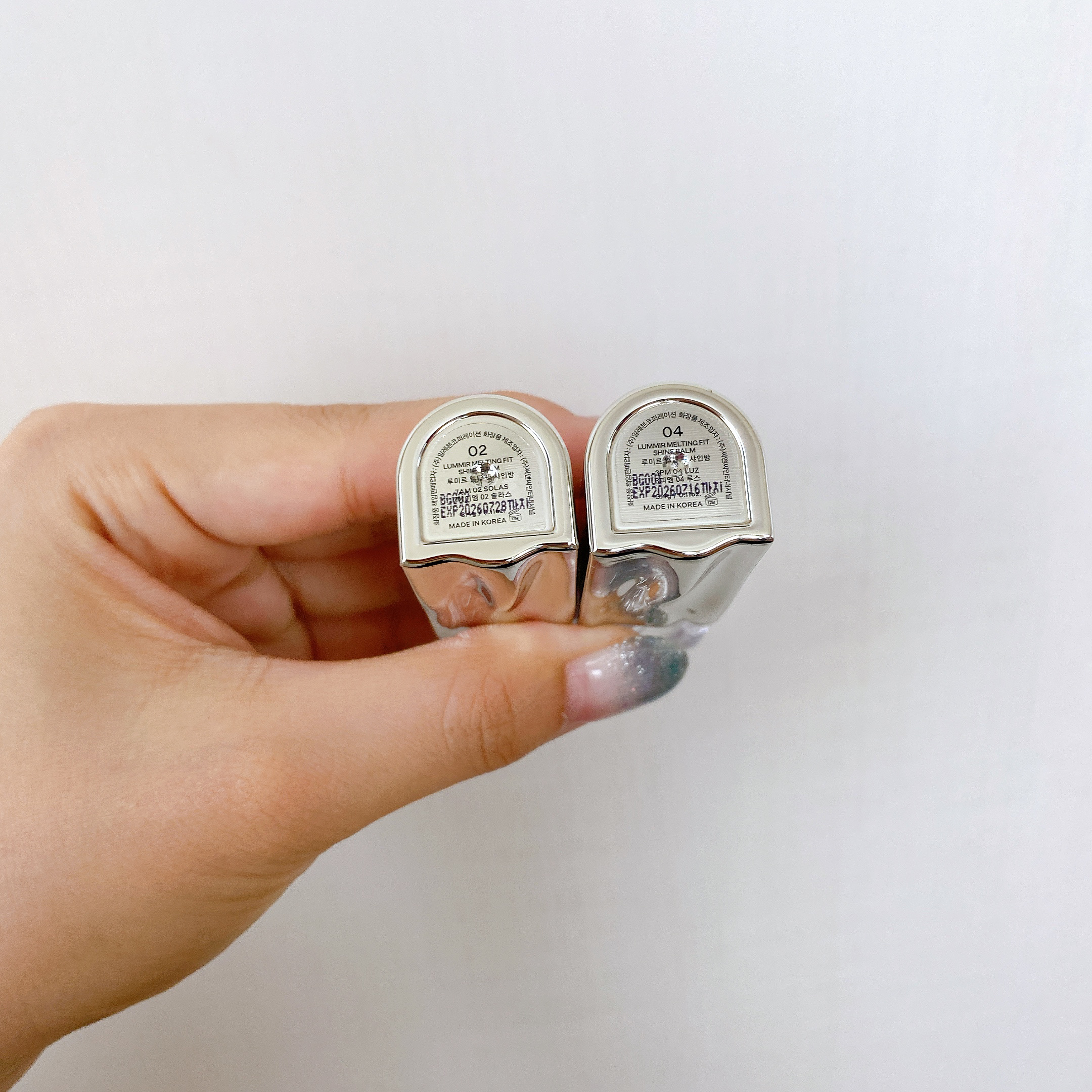 MELTING FIT SHINE BALM/Lummir/口紅を使ったクチコミ（3枚目）