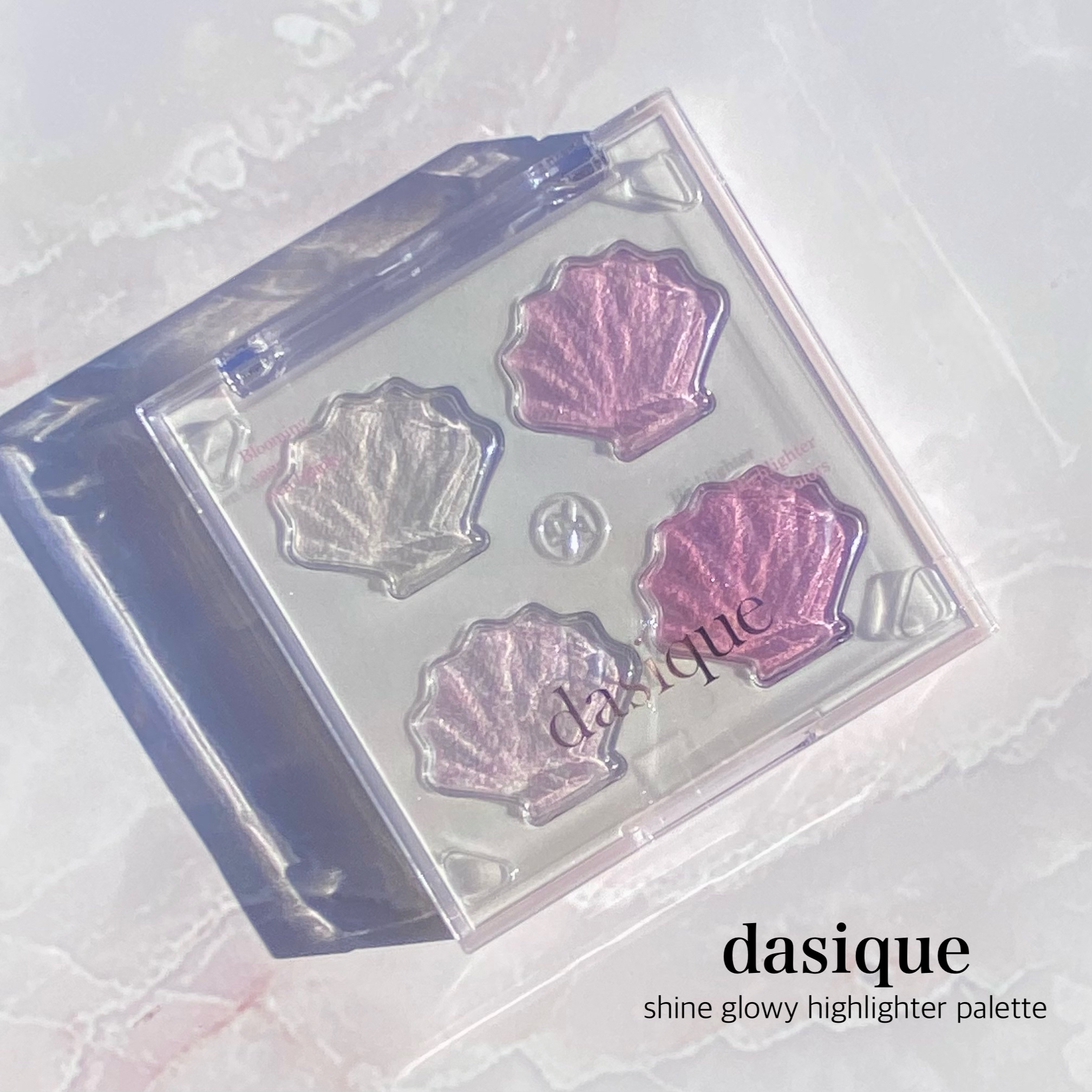 シャイングロイハイライターパレット/dasique/クリームハイライトを使ったクチコミ（2枚目）