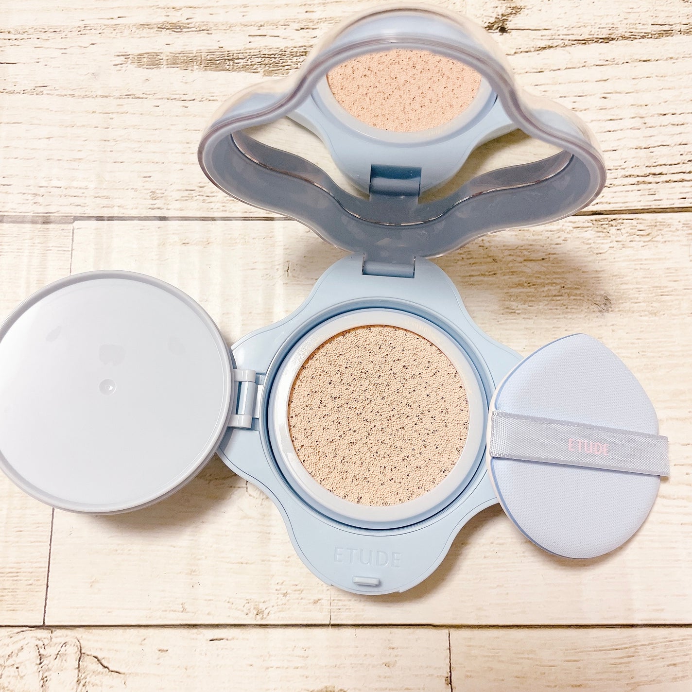 クラウドフィルタークッション/ETUDE/クッションファンデーションを使ったクチコミ(4枚目)