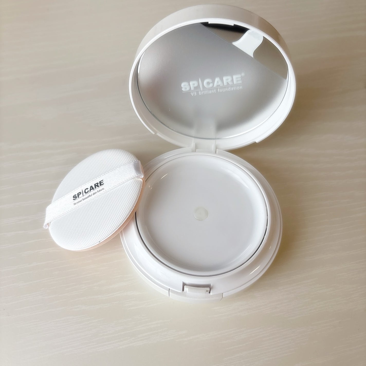 V3 ブリリアント ファンデーション/SPICARE/クッションファンデーションを使ったクチコミ(2枚目)