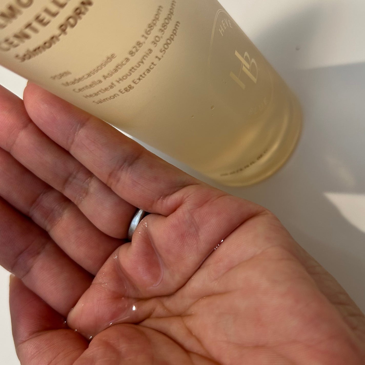 サーモンケアリングセンテラトナー/Heve Blue/化粧水を使ったクチコミ(2枚目)