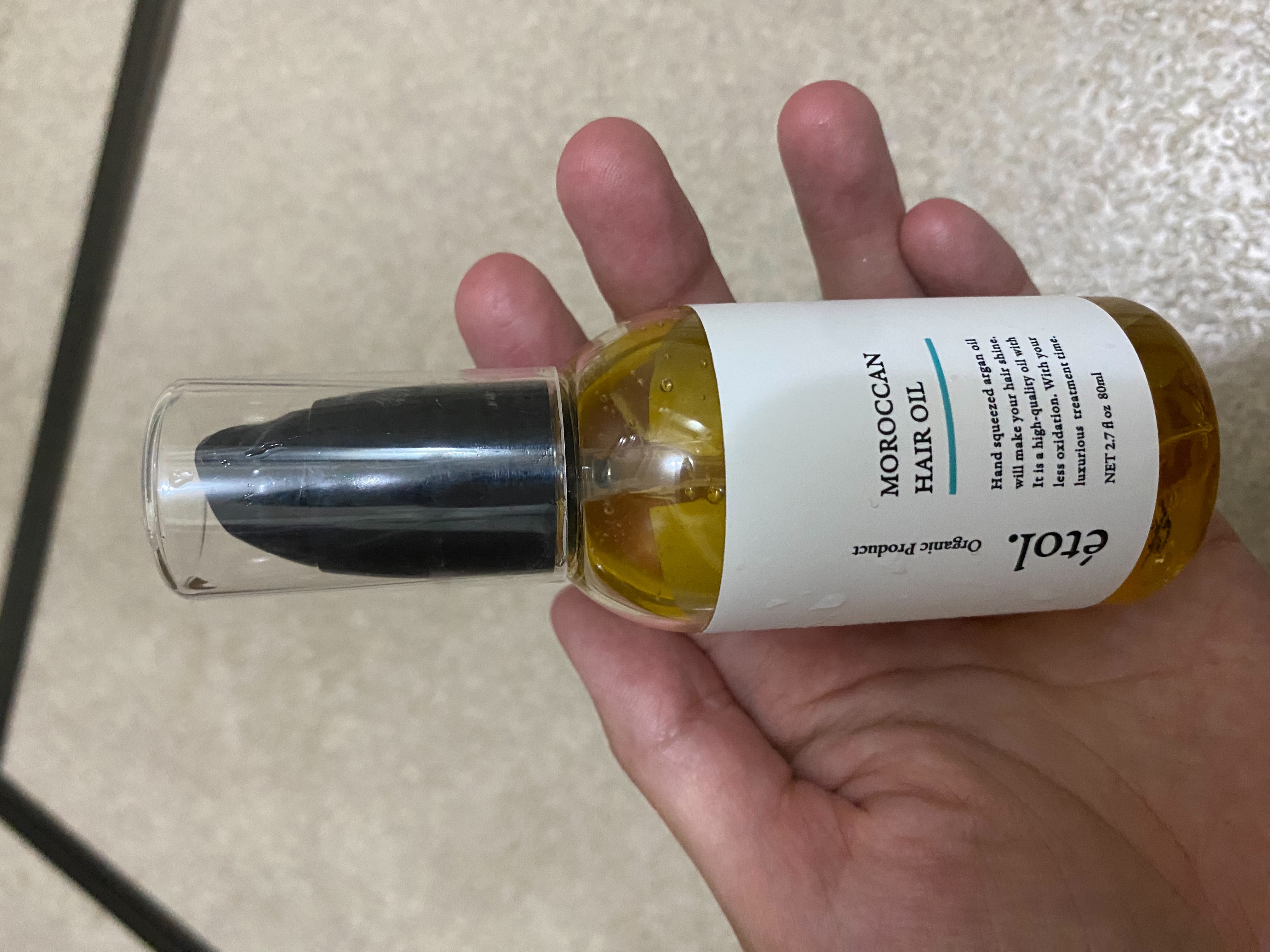 Moroccan hair oil/etol./ヘアオイルを使ったクチコミ（1枚目）