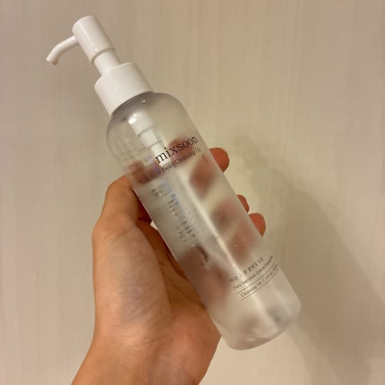 mixsoon 大豆クレンジングオイル のクチコミ「
#使い切りレビュー 
#ミクスン #クレンジングオイル
しっかりオフできる感じ
ただ.....」(1枚目)