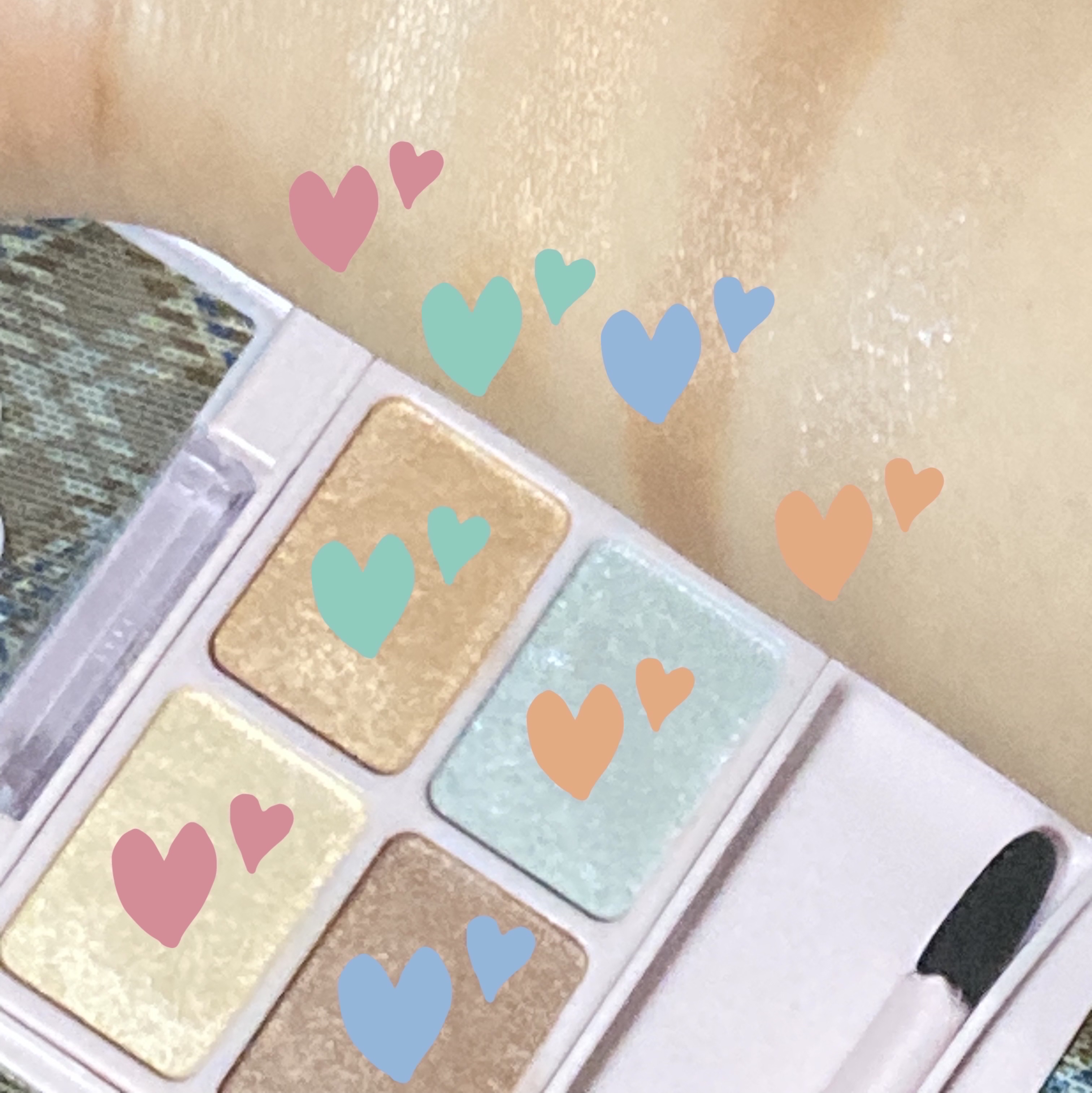 デイジードール アイカラー パレット/DAISY DOLL by MARY QUANT/アイシャドウパレットを使ったクチコミ（3枚目）