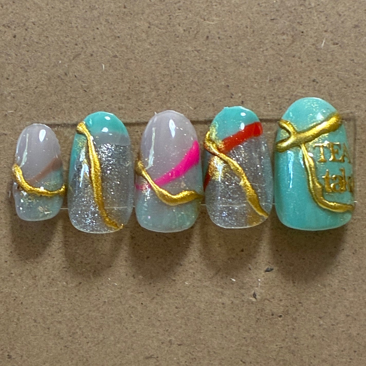 ジェルネイル(ライト対応)/セリア/ジェルネイルを使ったクチコミ(5枚目)