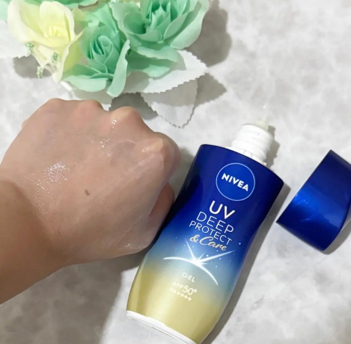 ニベアUV ディープ プロテクト&ケア ジェル/ニベア/日焼け止めジェルを使ったクチコミ(3枚目)