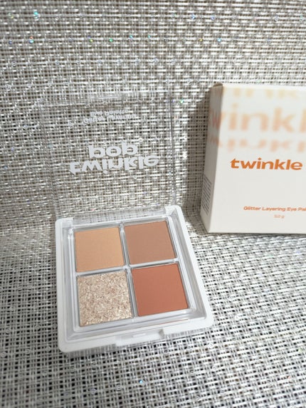 グリッターレイヤリングアイシャドウパレット 01 CORAL LAYER/TWINKLE POP/アイシャドウパレットの画像