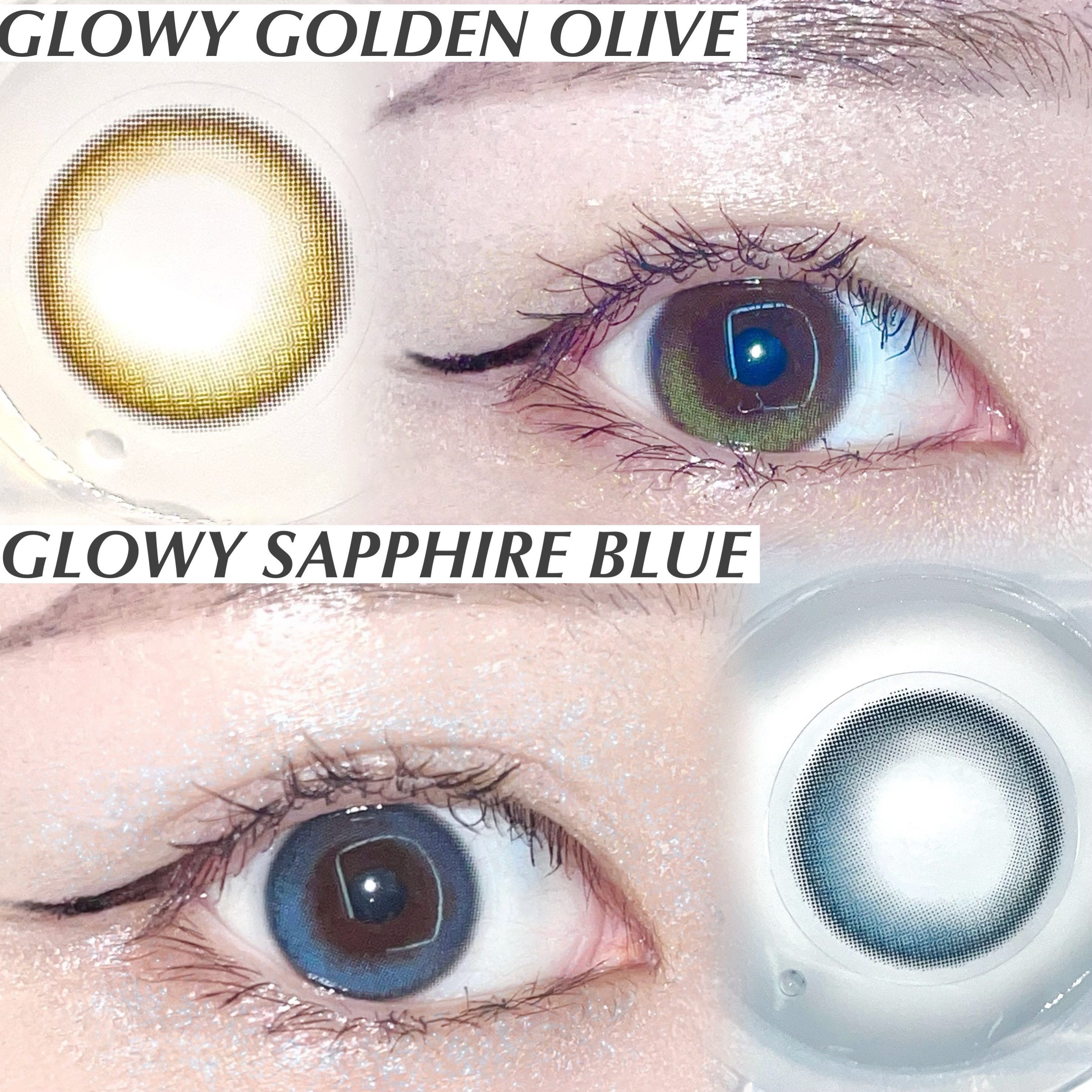 Glowy 1day/OLENS/ワンデー（１DAY）カラコンを使ったクチコミ（2枚目）