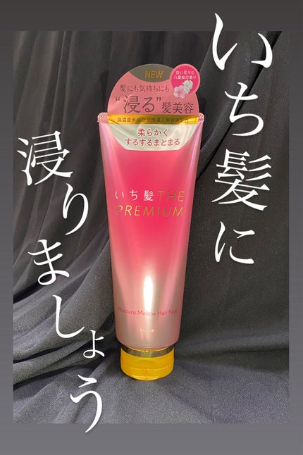 いち髪THE PREMIUMモイスチャーメロウヘアパック/いち髪/ヘアマスク・ヘアパックを使ったクチコミ(1枚目)