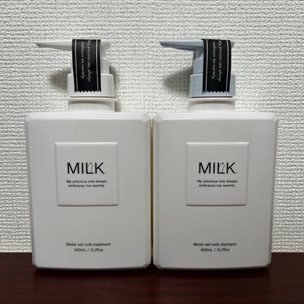 モイストヴェール シャンプー/トリートメント<無香料>/MILK./市販シャンプーを使ったクチコミ(1枚目)