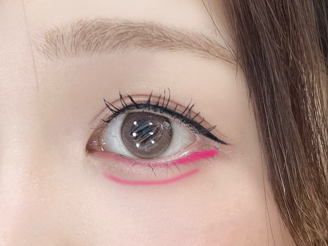 ダブルラインエキスパート(血色陰影カラー)/KATE/リキッドアイライナーを使ったクチコミ（3枚目）