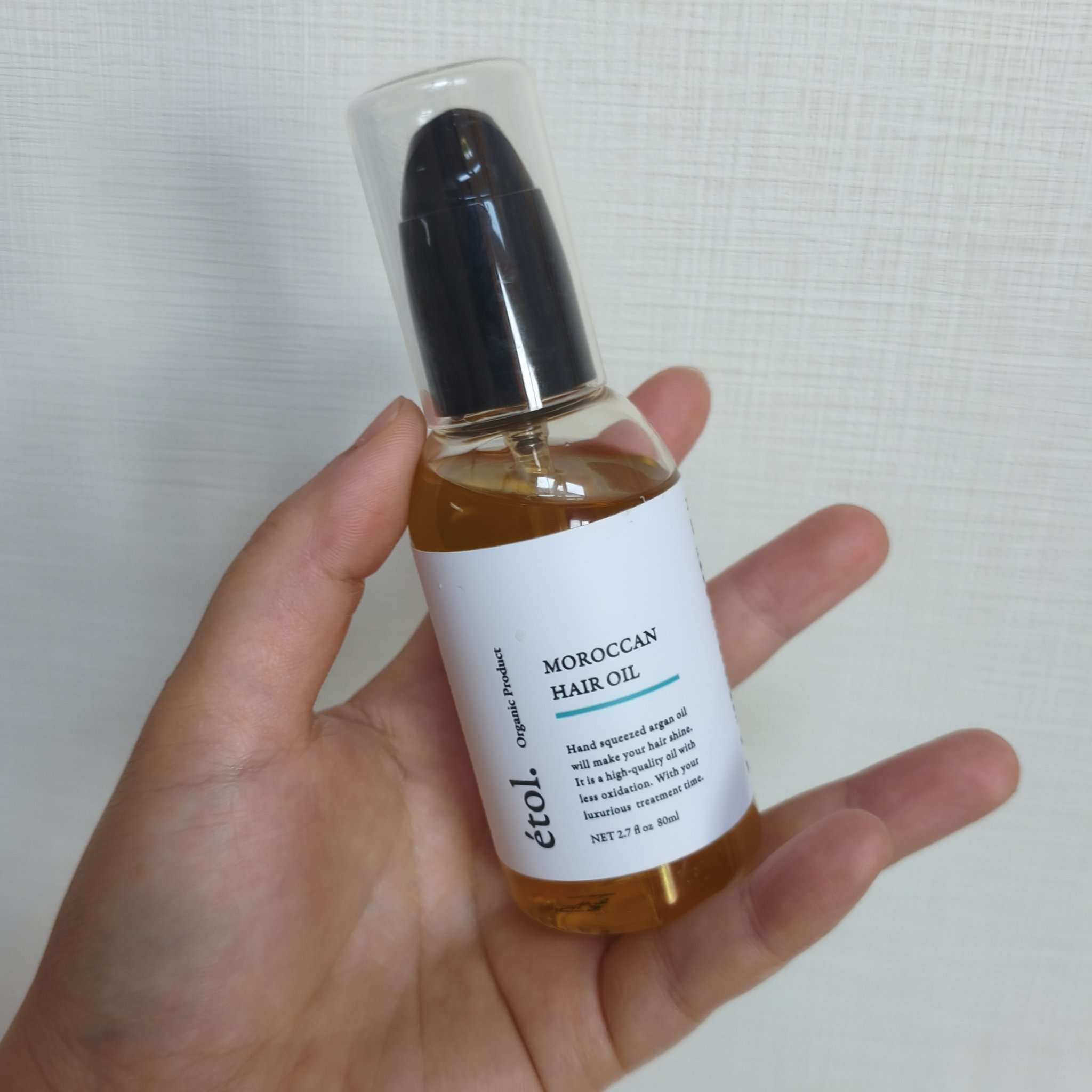 Moroccan hair oil/etol./ヘアオイルを使ったクチコミ（1枚目）