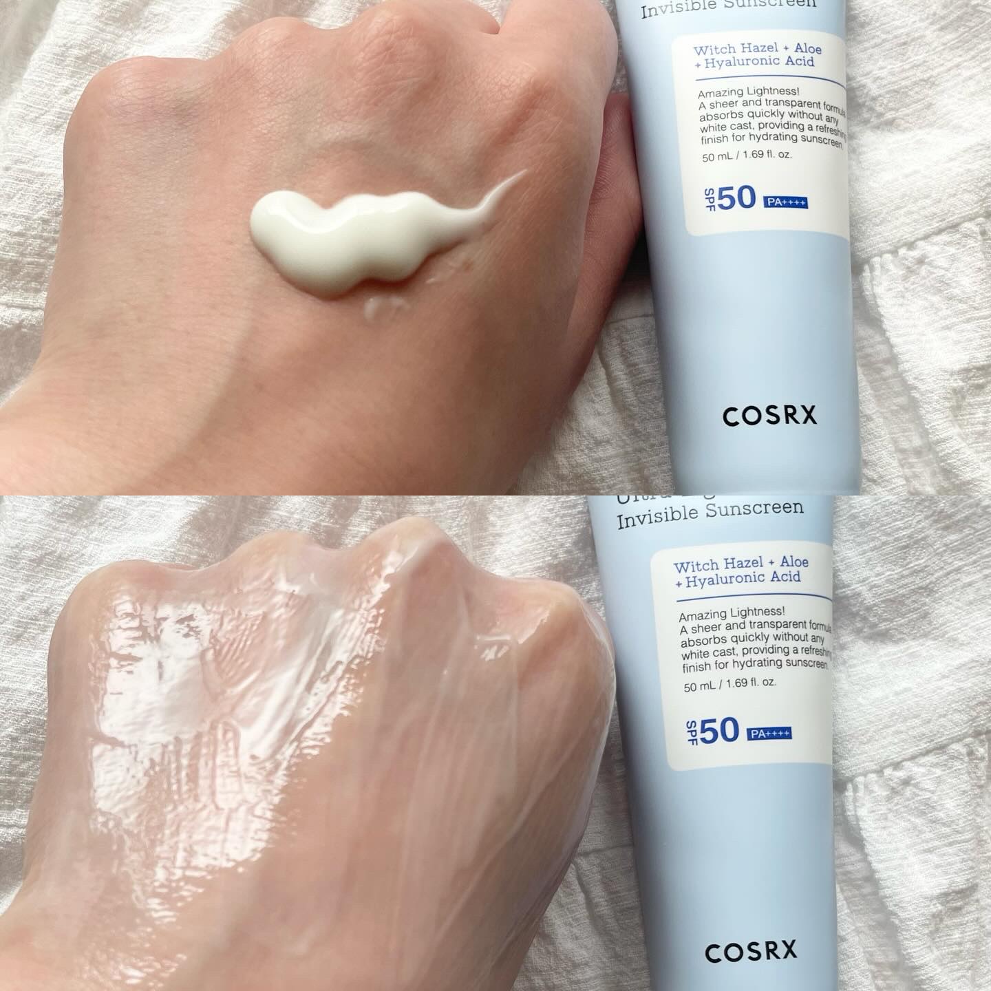 ウルトラライト透明UVクリーム/COSRX/日焼け止めクリームを使ったクチコミ（2枚目）