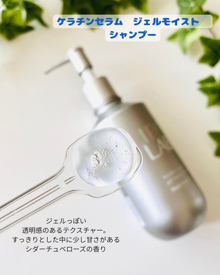 リポ ラボ ケラチンセラム ジェルモイスト シャンプー /トリートメントスリークリペア*/LIPO LABO/市販シャンプーを使ったクチコミ(2枚目)