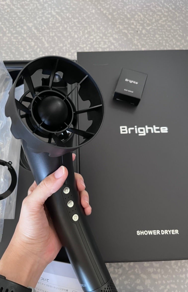 SHOWER DRYER/Brighte/ドライヤーを使ったクチコミ(2枚目)
