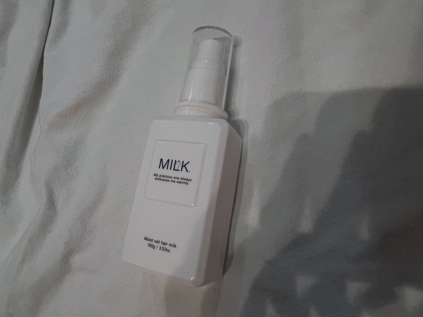モイストヴェール ヘアミルク<無香料>/MILK./ヘアミルクを使ったクチコミ(1枚目)