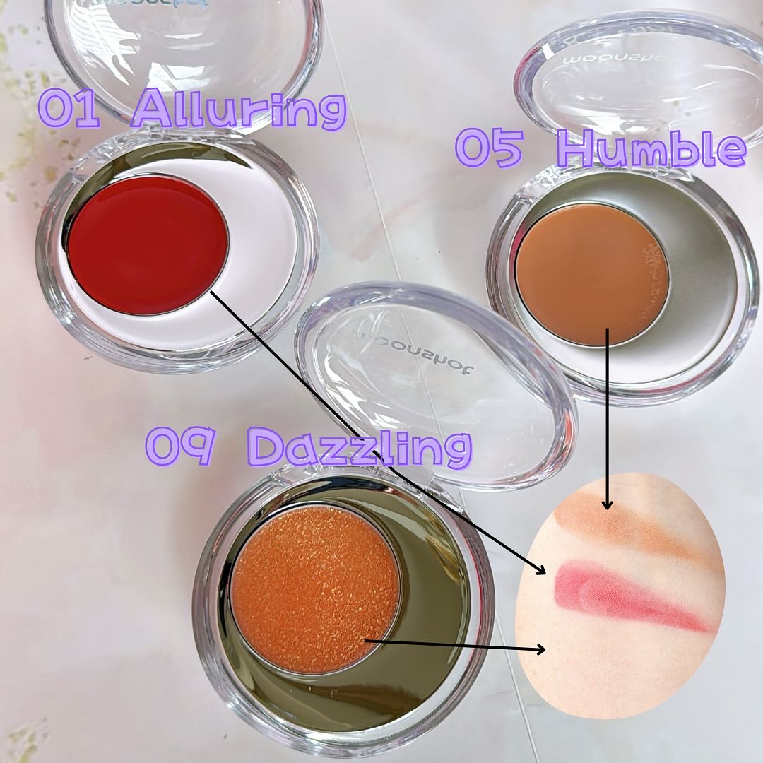 メルティングムードリップ&チーク/moonshot/ジェル・クリームチークを使ったクチコミ（2枚目）