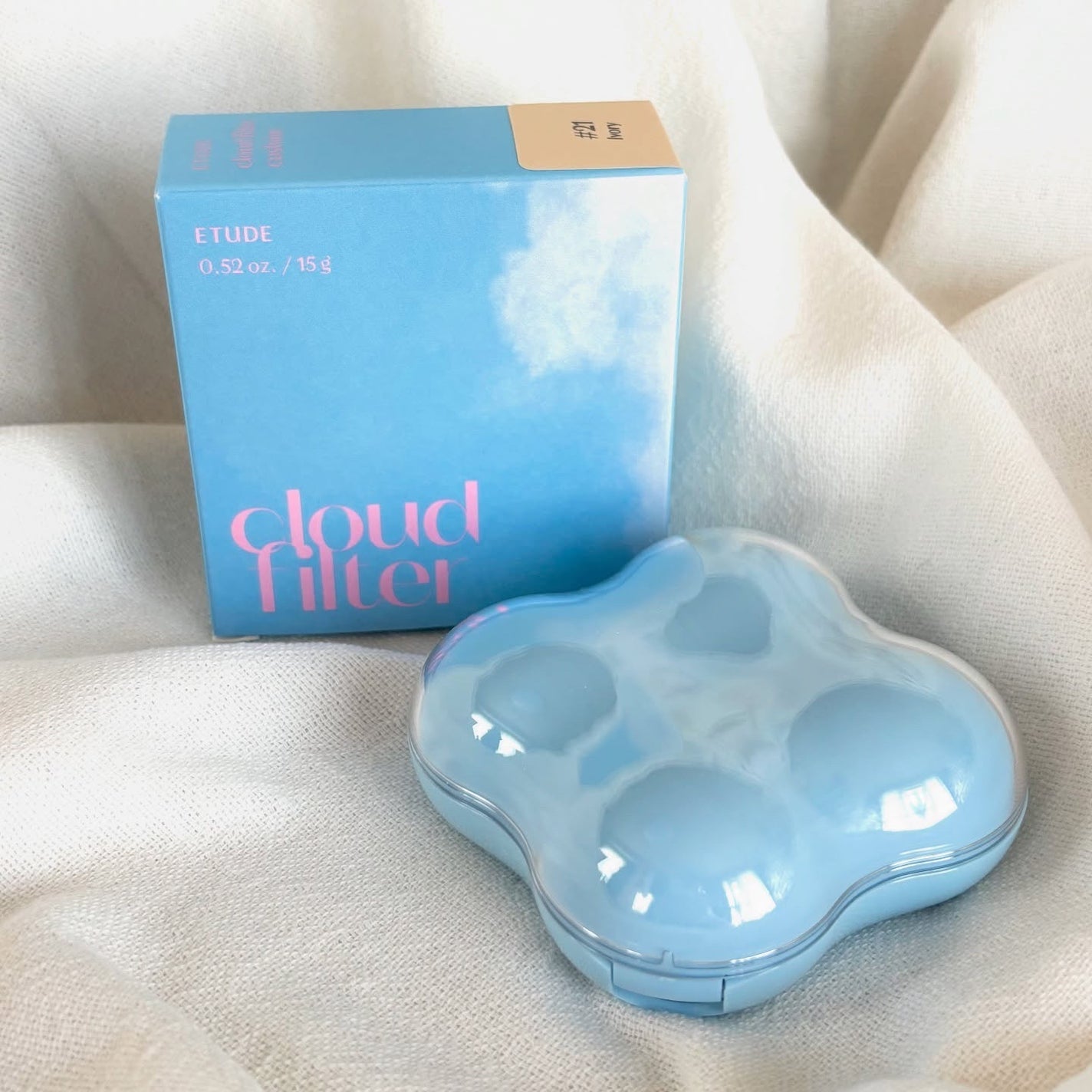 クラウドフィルタークッション/ETUDE/クッションファンデーションを使ったクチコミ(2枚目)