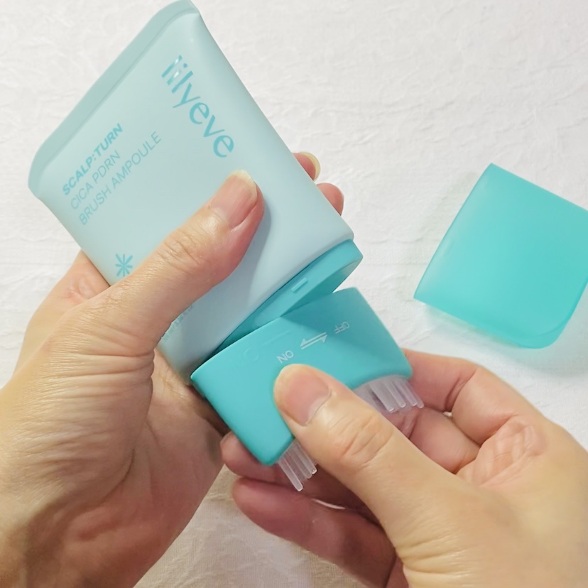 スカルプターンヘアアンプル/リリーイブ/頭皮ローションを使ったクチコミ（2枚目）