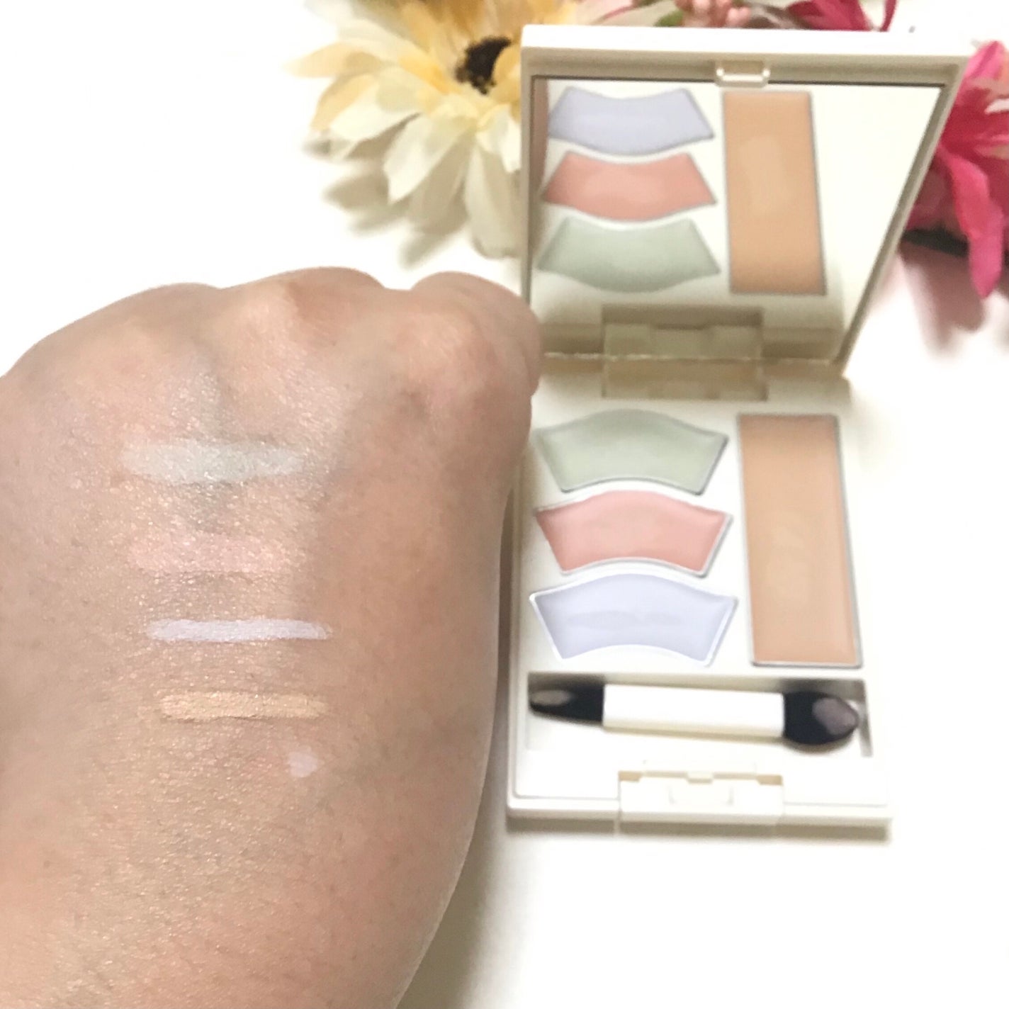 雪肌精 BLUE メルティ マイ カラー バランサー/雪肌精/パレットコンシーラーを使ったクチコミ(4枚目)