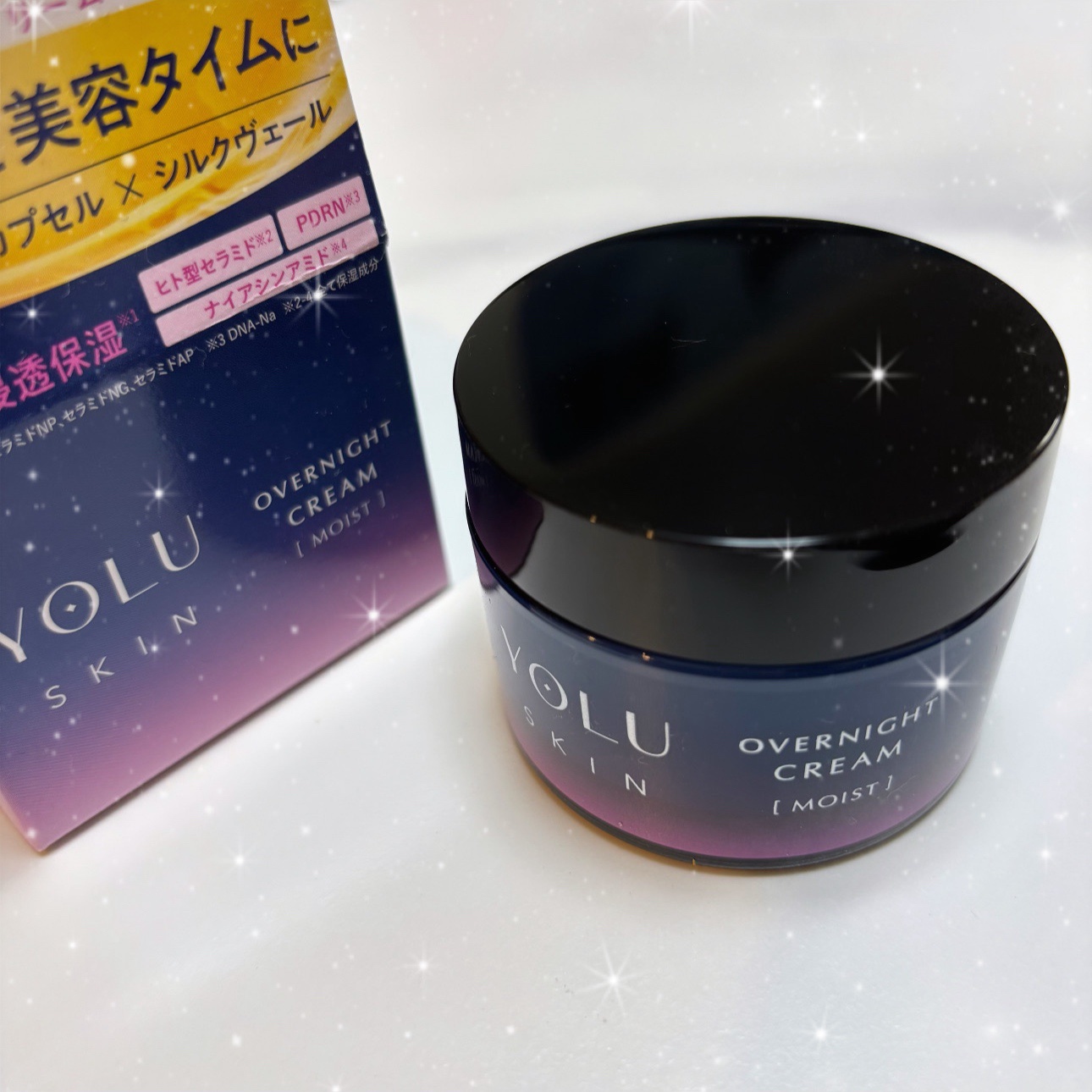 ヨル スキン オーバーナイトクリーム モイスト/YOLU/フェイスクリームを使ったクチコミ（1枚目）