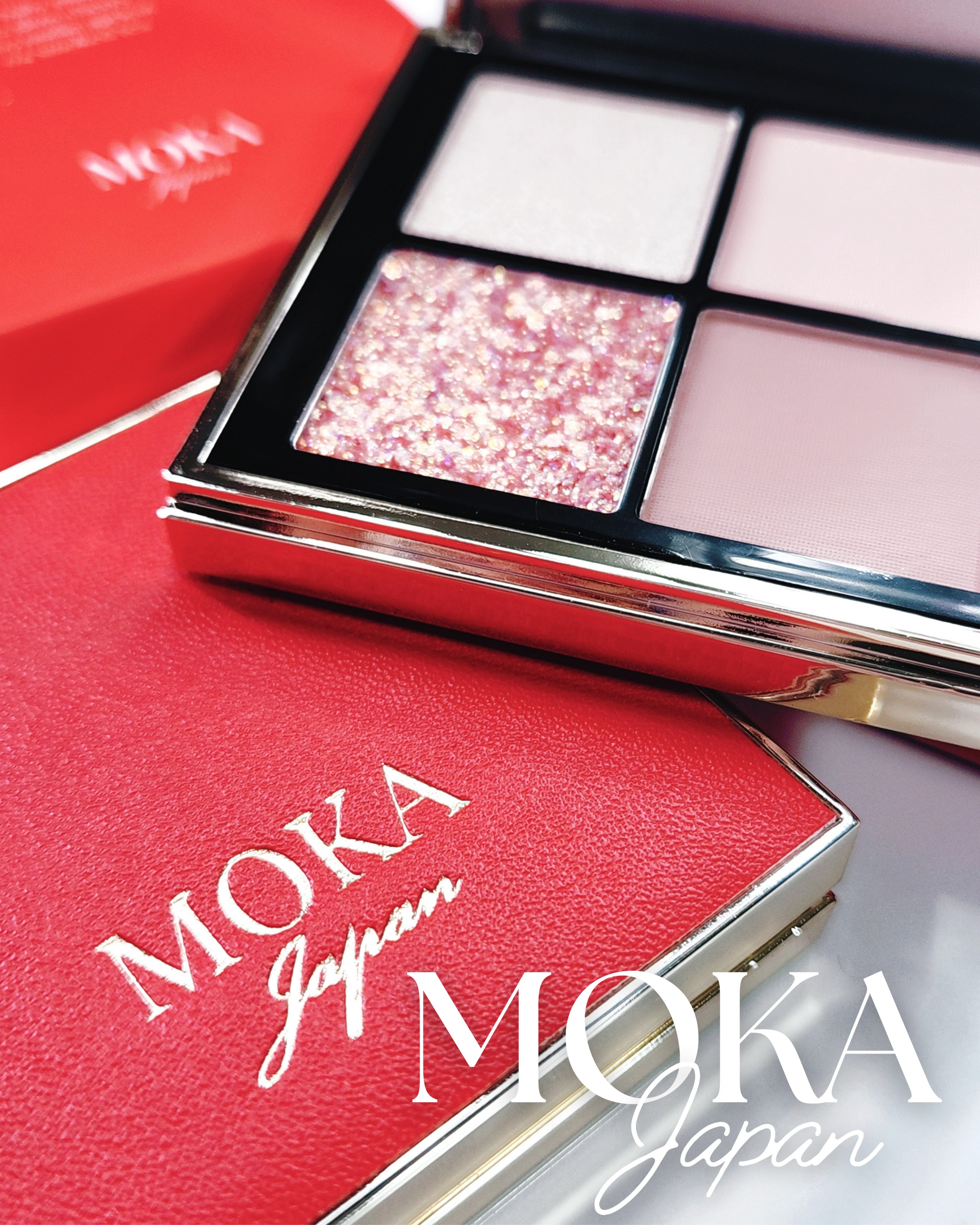 4色アイシャドウパレット/MOKA Japan cosmetics/アイシャドウパレットを使ったクチコミ（1枚目）