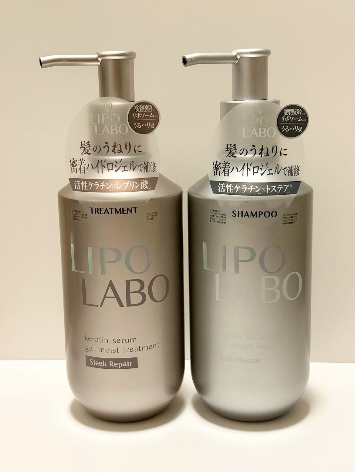 リポ ラボ ケラチンセラム ジェルモイスト シャンプー /トリートメントスリークリペア*/LIPO LABO/市販シャンプーを使ったクチコミ(4枚目)