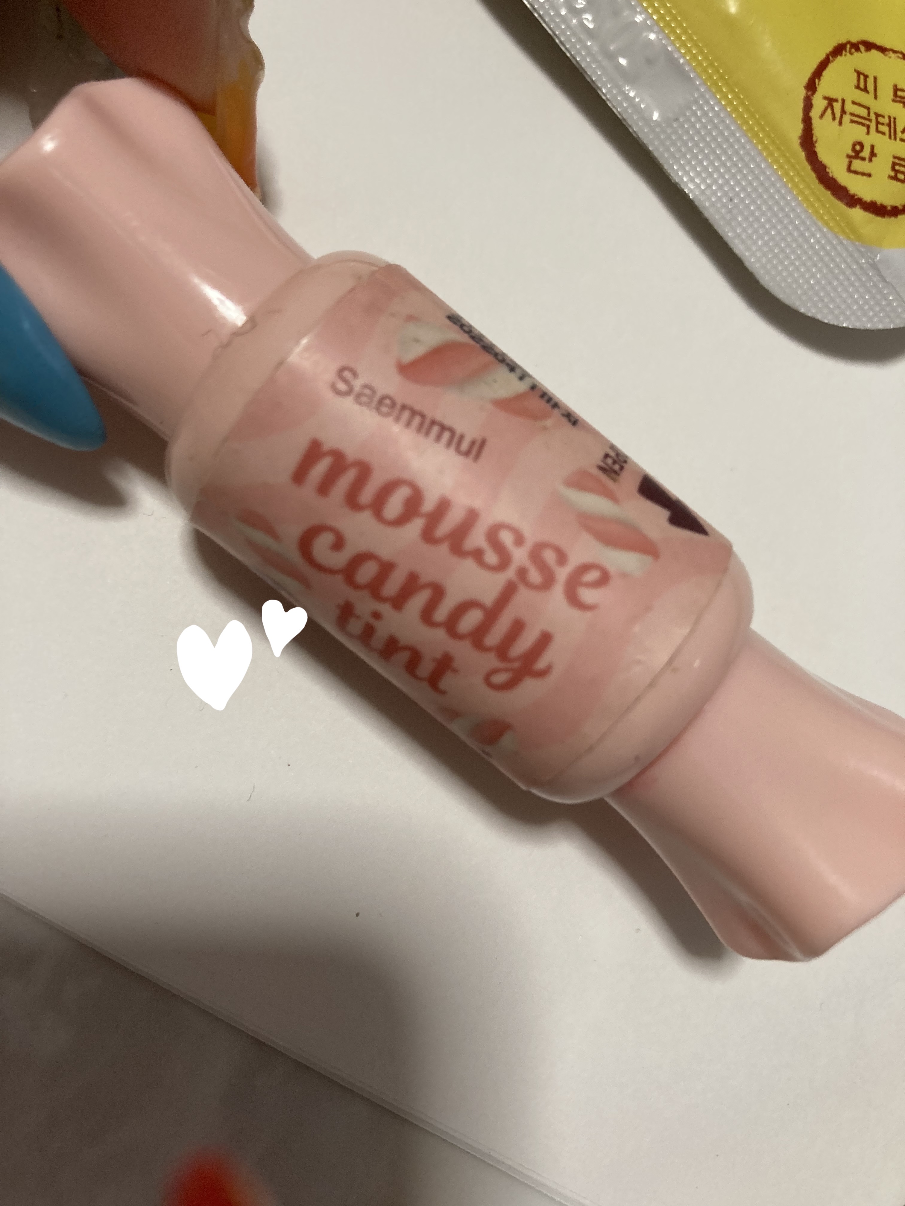 ムース キャンディー ティント/the SAEM/リップティントを使ったクチコミ（1枚目）
