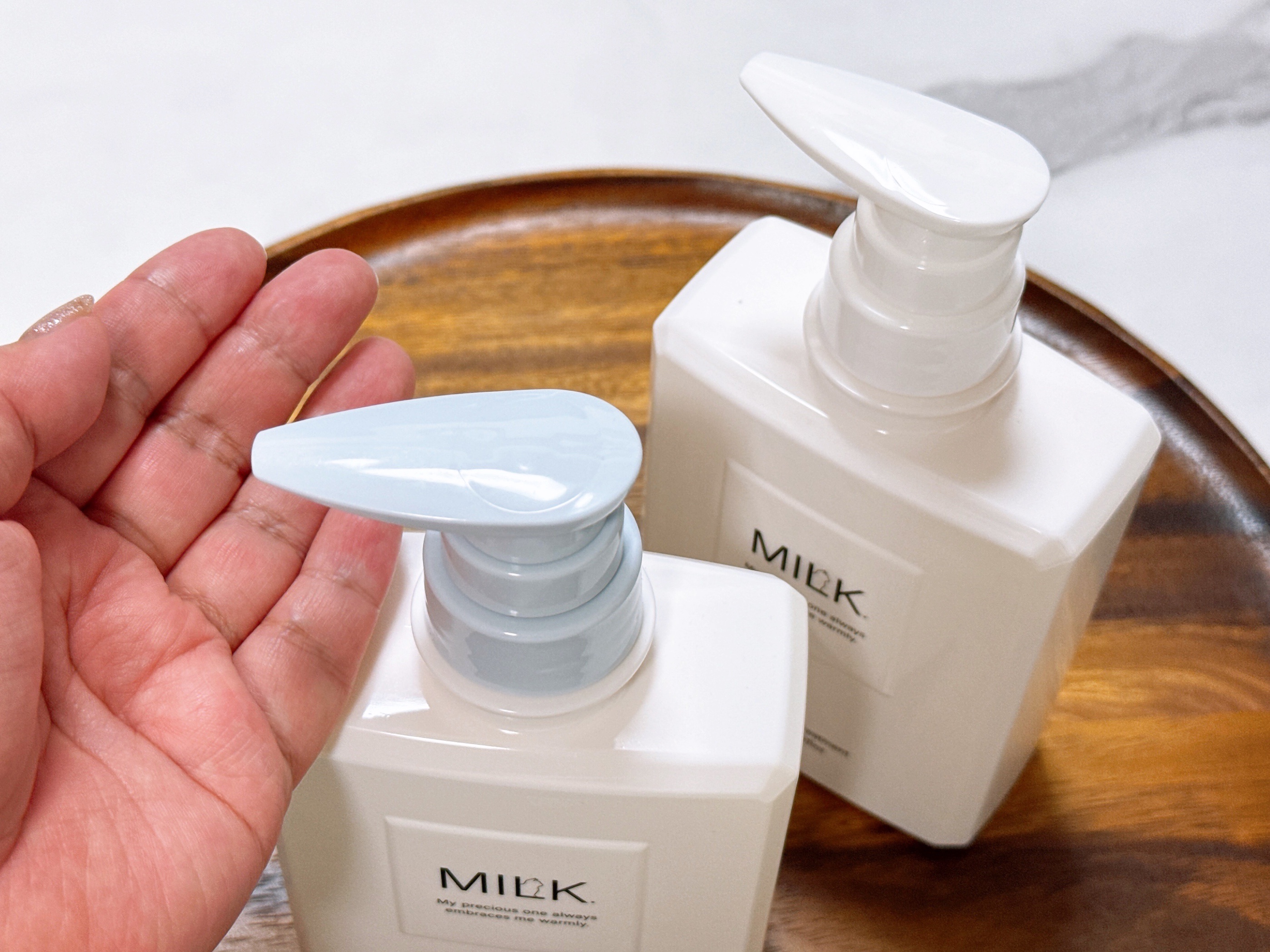 モイストヴェール シャンプー/トリートメント＜無香料＞/MILK./市販シャンプーを使ったクチコミ（2枚目）