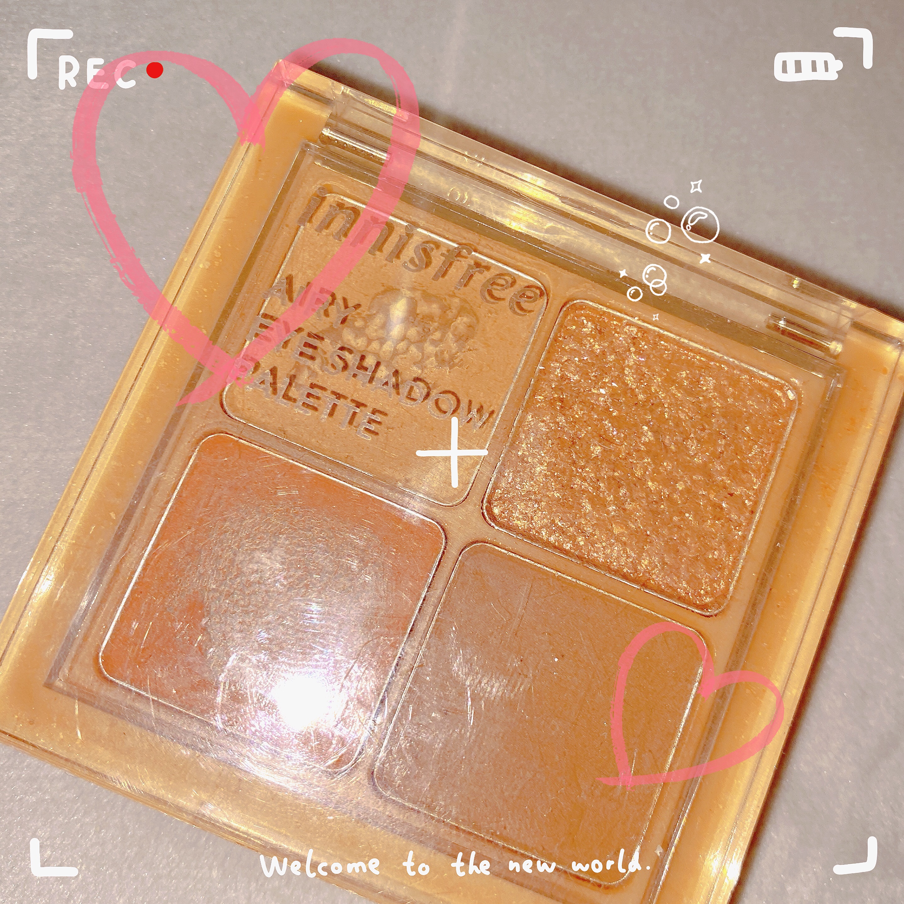 エアリー アイパレット/innisfree/アイシャドウパレットを使ったクチコミ（1枚目）