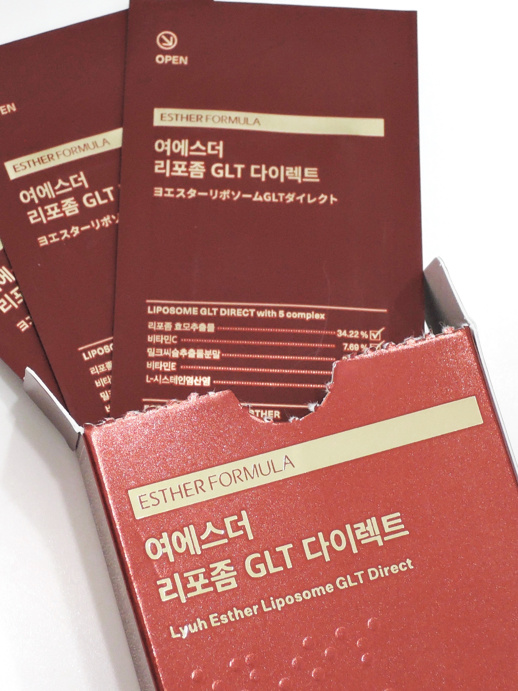 ヨエスターGLTダイレクトウルトラX/ESTHER FORMULA/美容サプリメントを使ったクチコミ（2枚目）