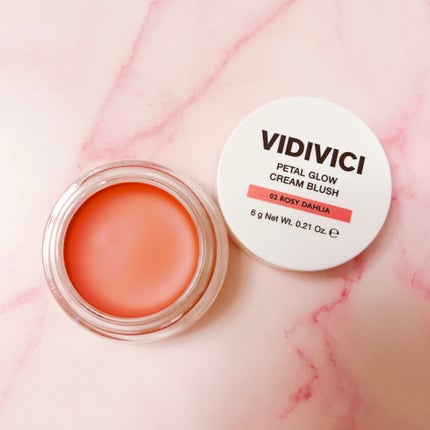 ペタルグロウクリームチーク/VIDIVICI/ジェル・クリームチークを使ったクチコミ(2枚目)