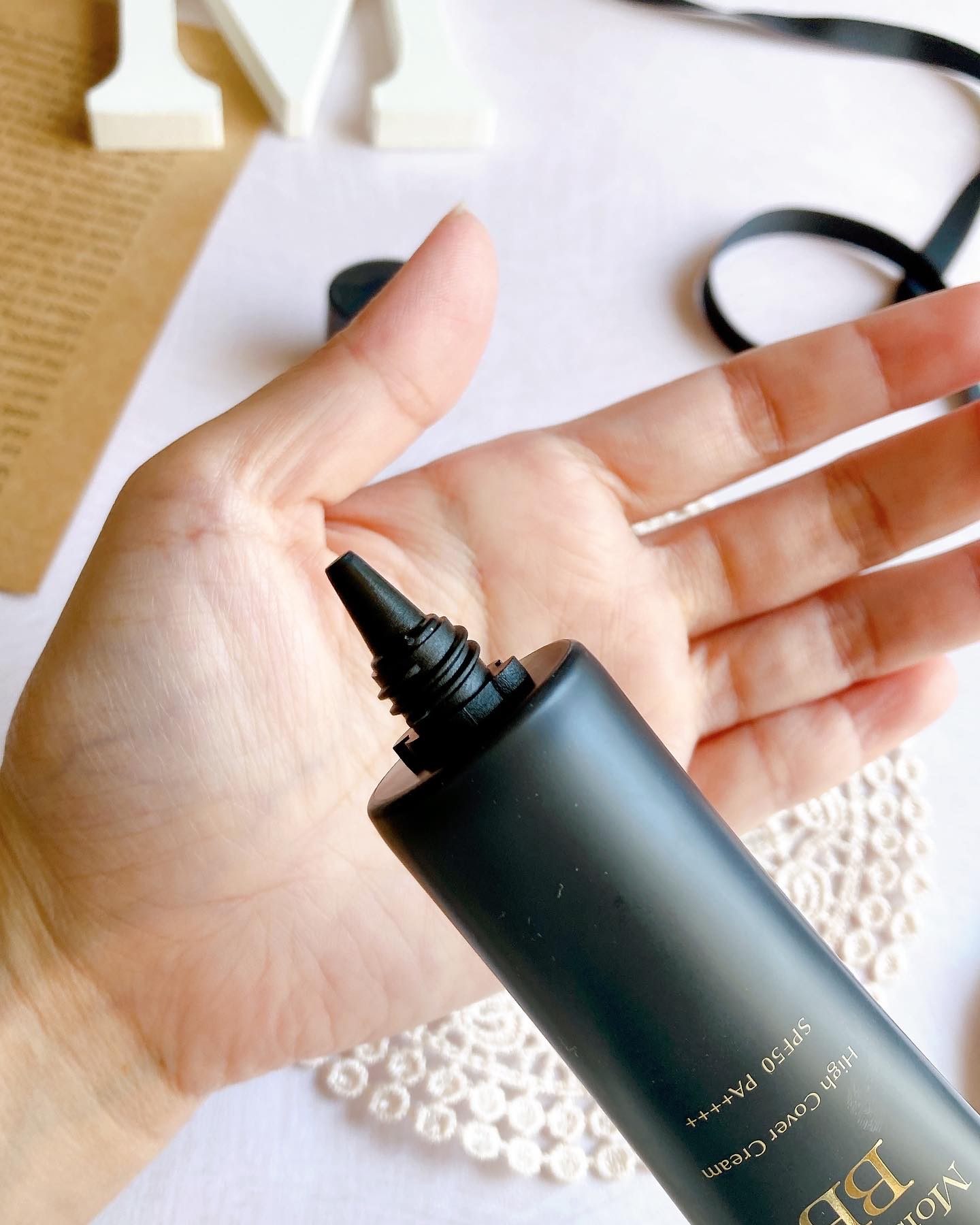 モイストラボ　ハイカバー薬用美白BBクリーム/Moist Labo/BBクリームを使ったクチコミ（3枚目）