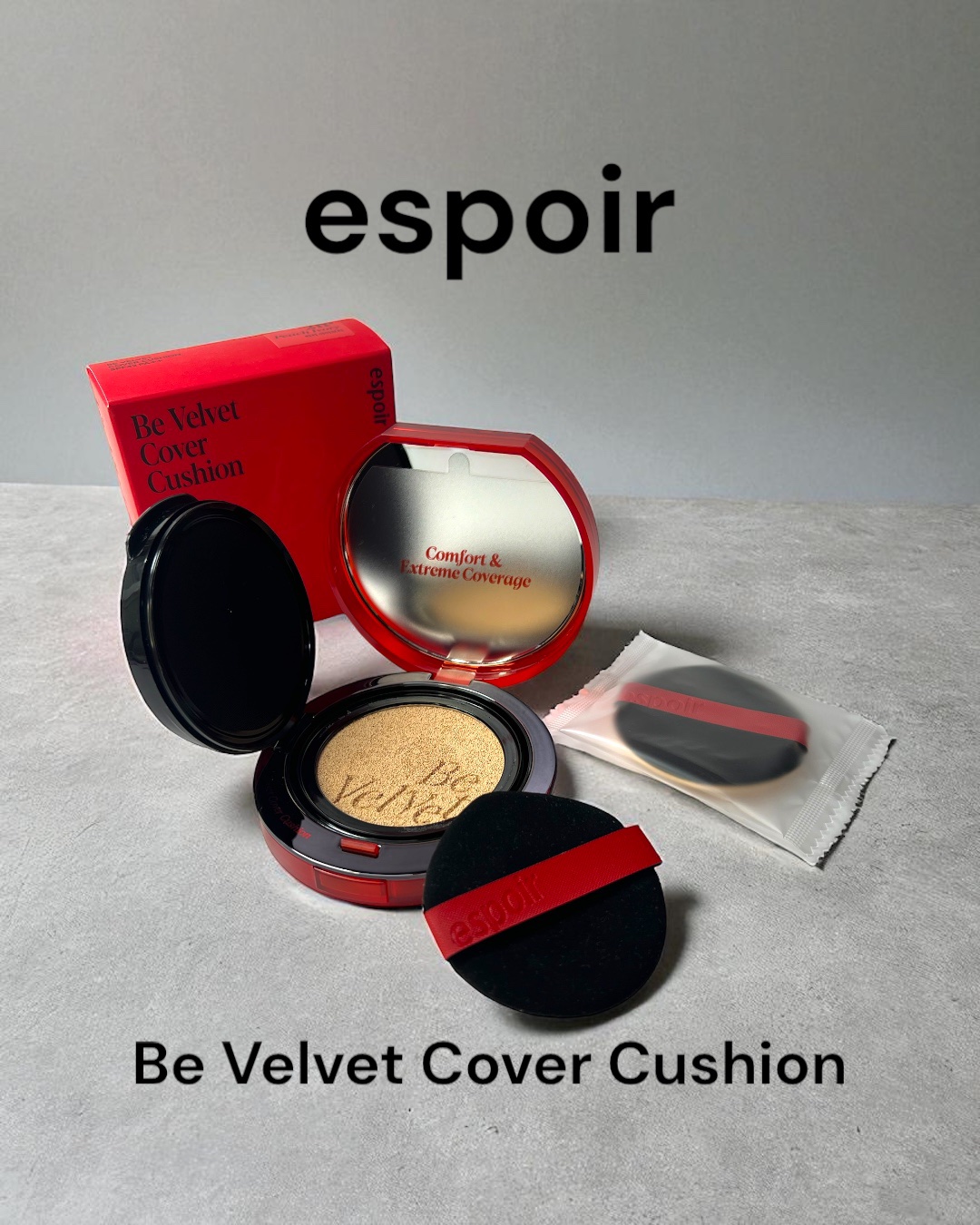 ビーベルベットカバークッション/espoir/クッションファンデーションを使ったクチコミ（1枚目）