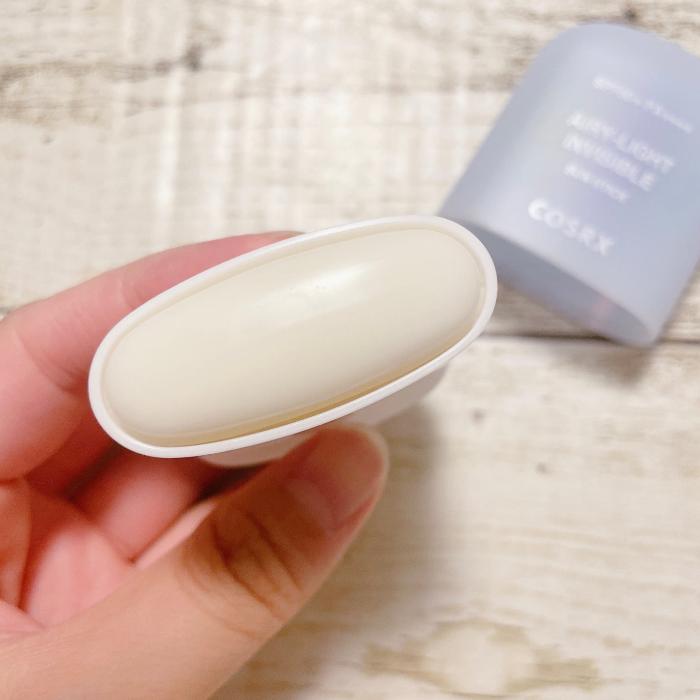 エアリーライト 透明UVスティック/COSRX/日焼け止めスティックを使ったクチコミ(3枚目)