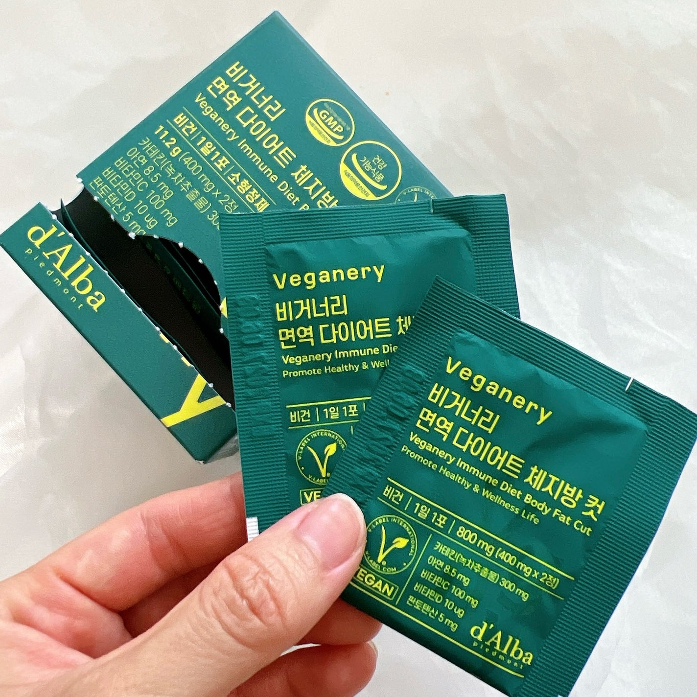 ヴィーガナリー 免疫ダイエット体脂肪カット/ダルバ/ボディサプリメントを使ったクチコミ(4枚目)